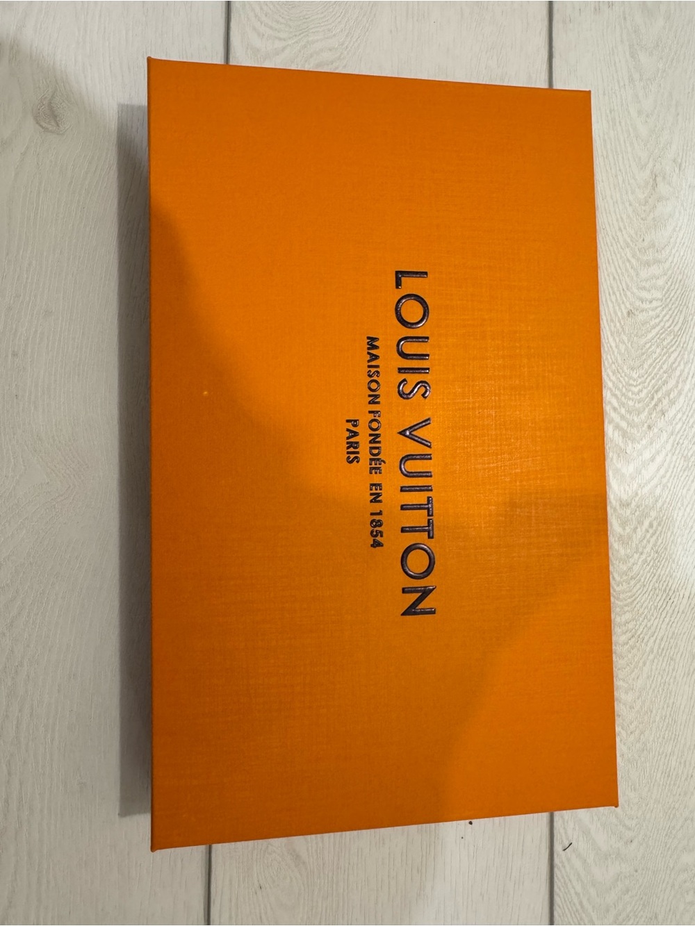 Louis Vuitton Bright Orange Logo Gift Box